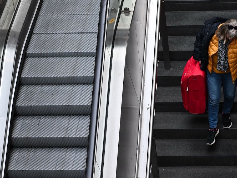 Rolltreppen am Hauptbahnhof