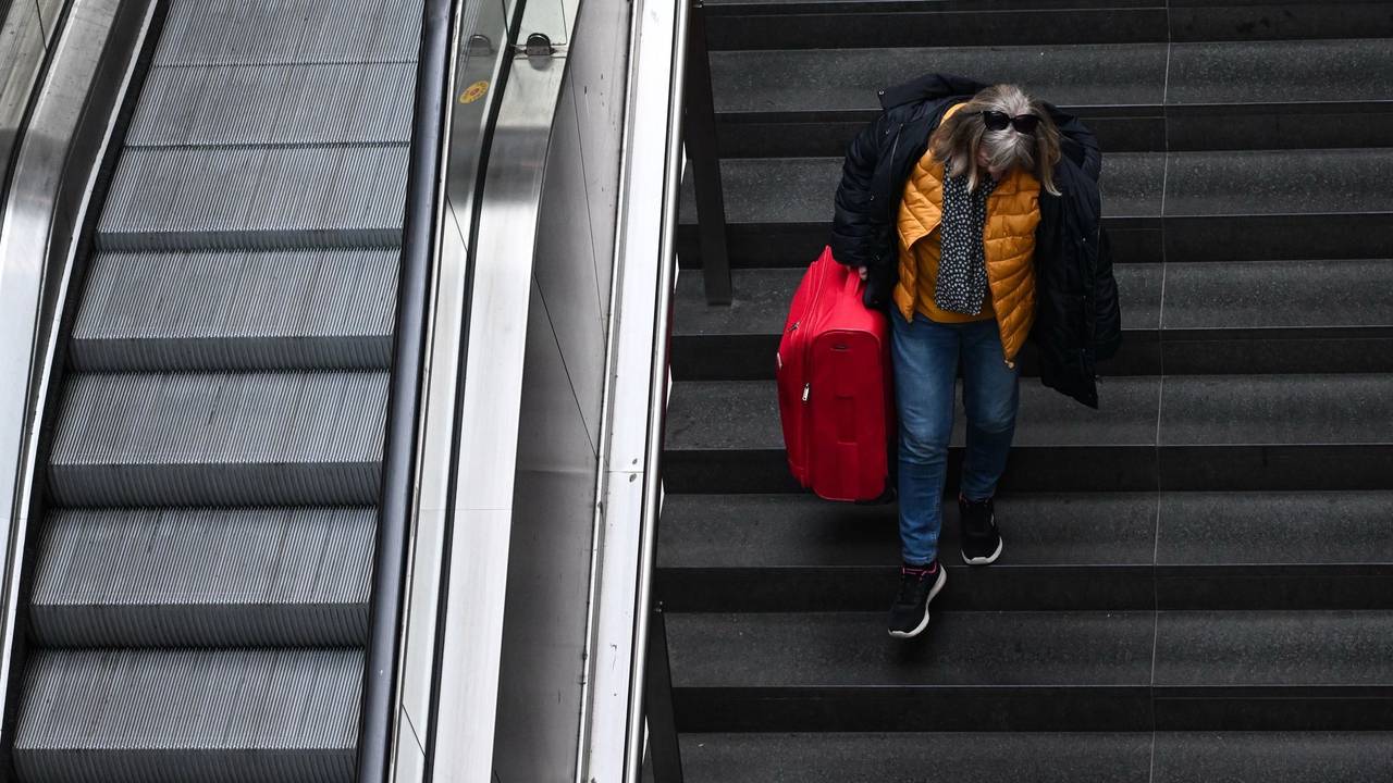 Rolltreppen am Hauptbahnhof