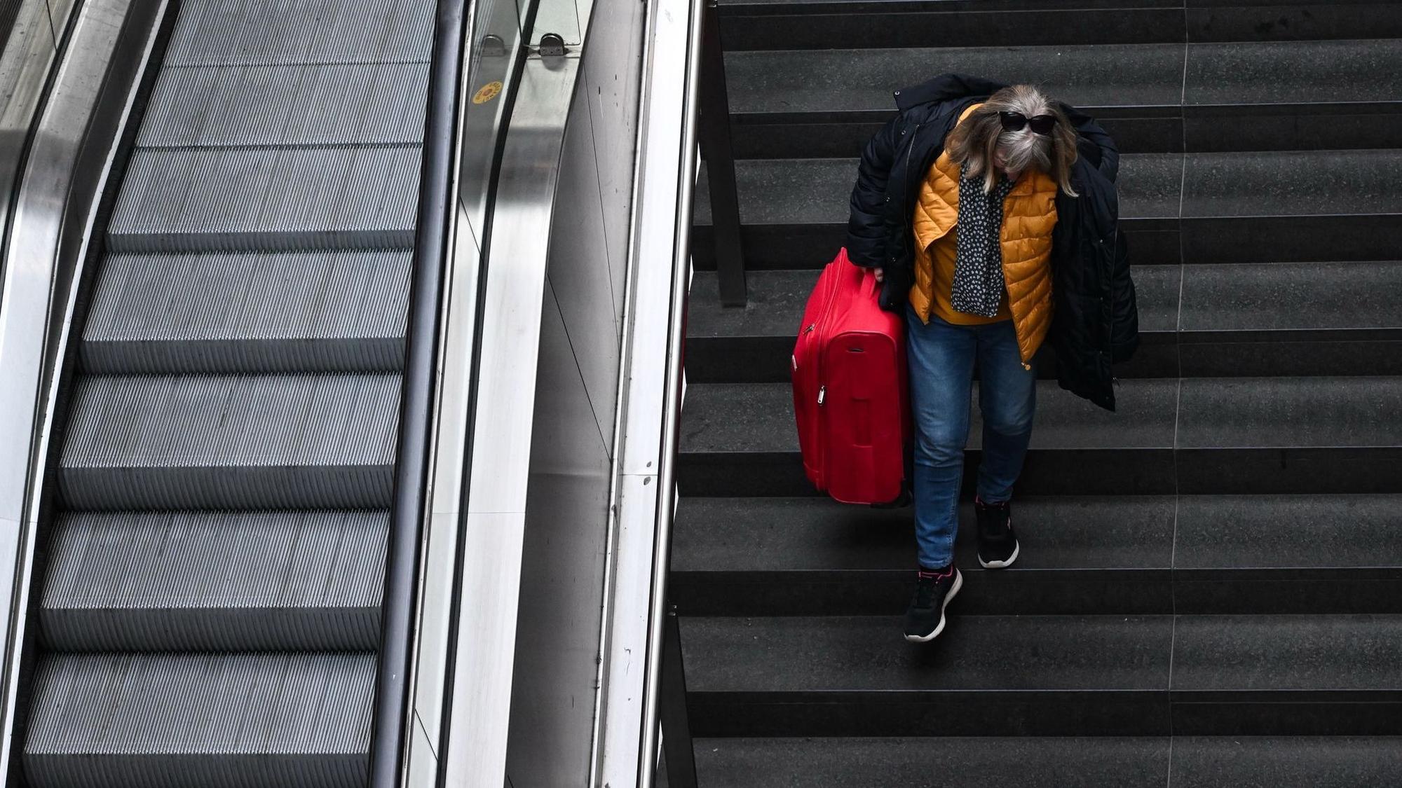 Rolltreppen am Hauptbahnhof