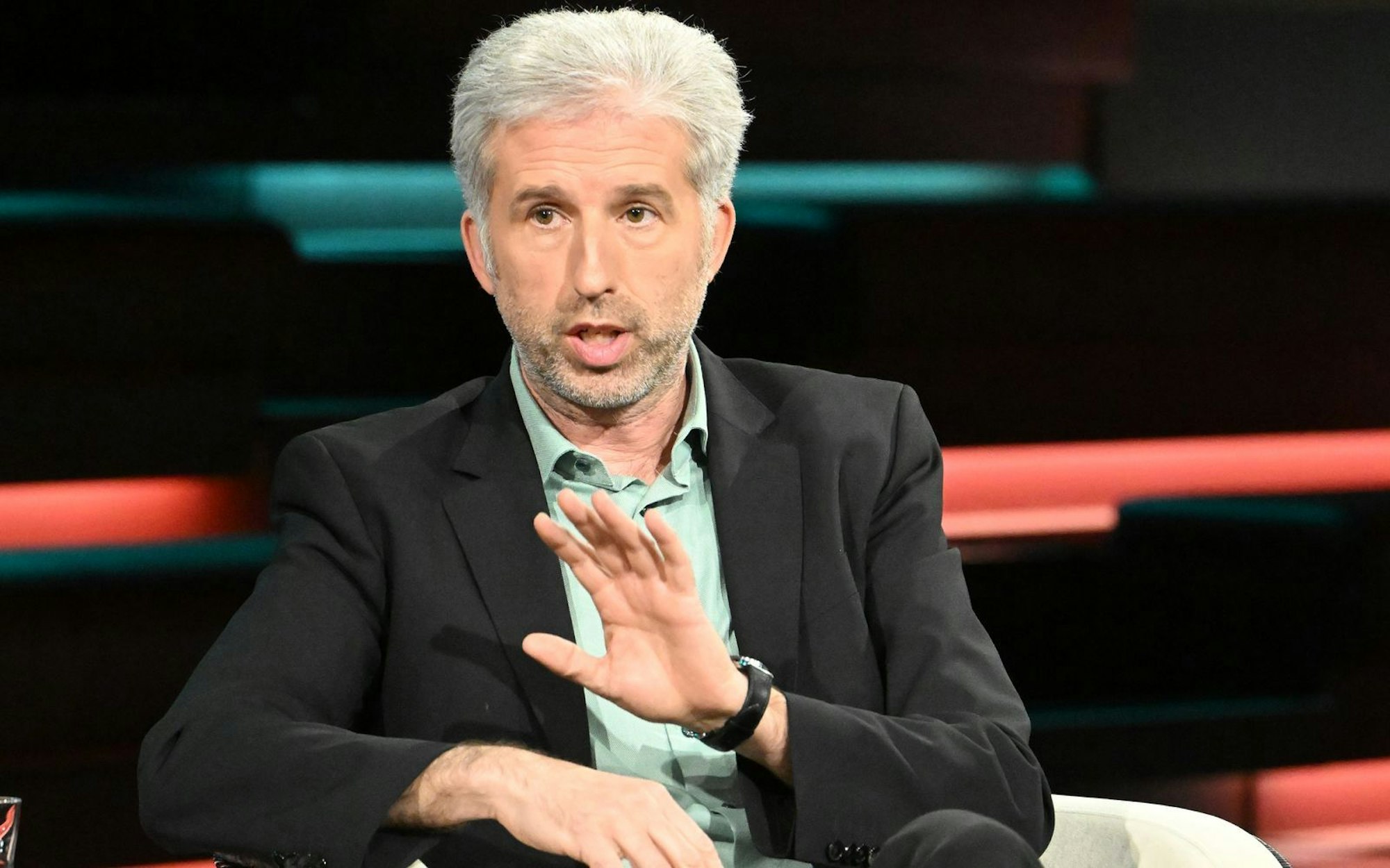 Der Tübinger Oberbürgermeister Boris Palmer warf am Donnerstagabend den Vorschlag in den Raum, die CDU könne in Sachsen-Anhalt mit der AfD koalieren. (Bild: ZDF/Cornelia Lehmann)