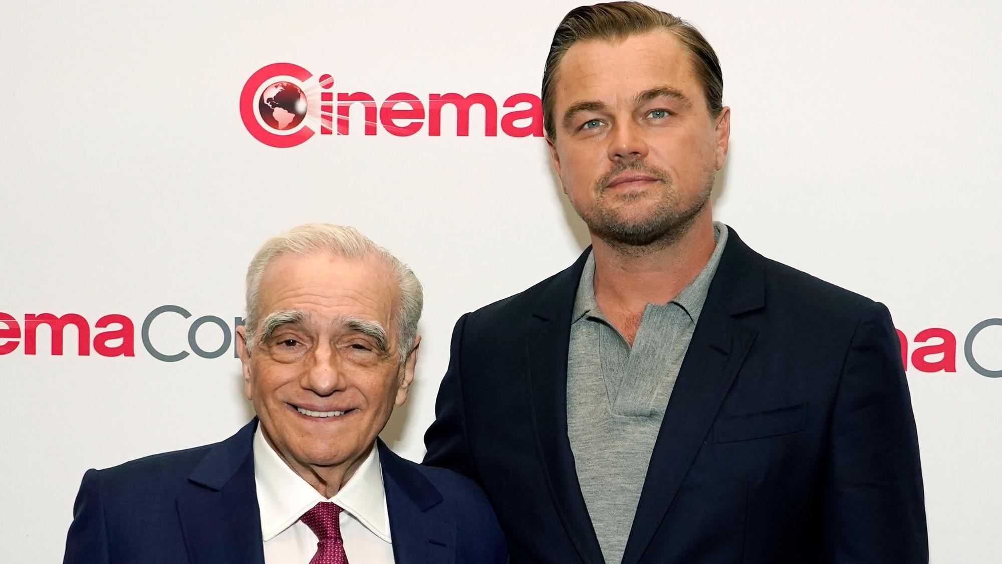 Martin Scorsese (l) und Leonardo DiCaprio