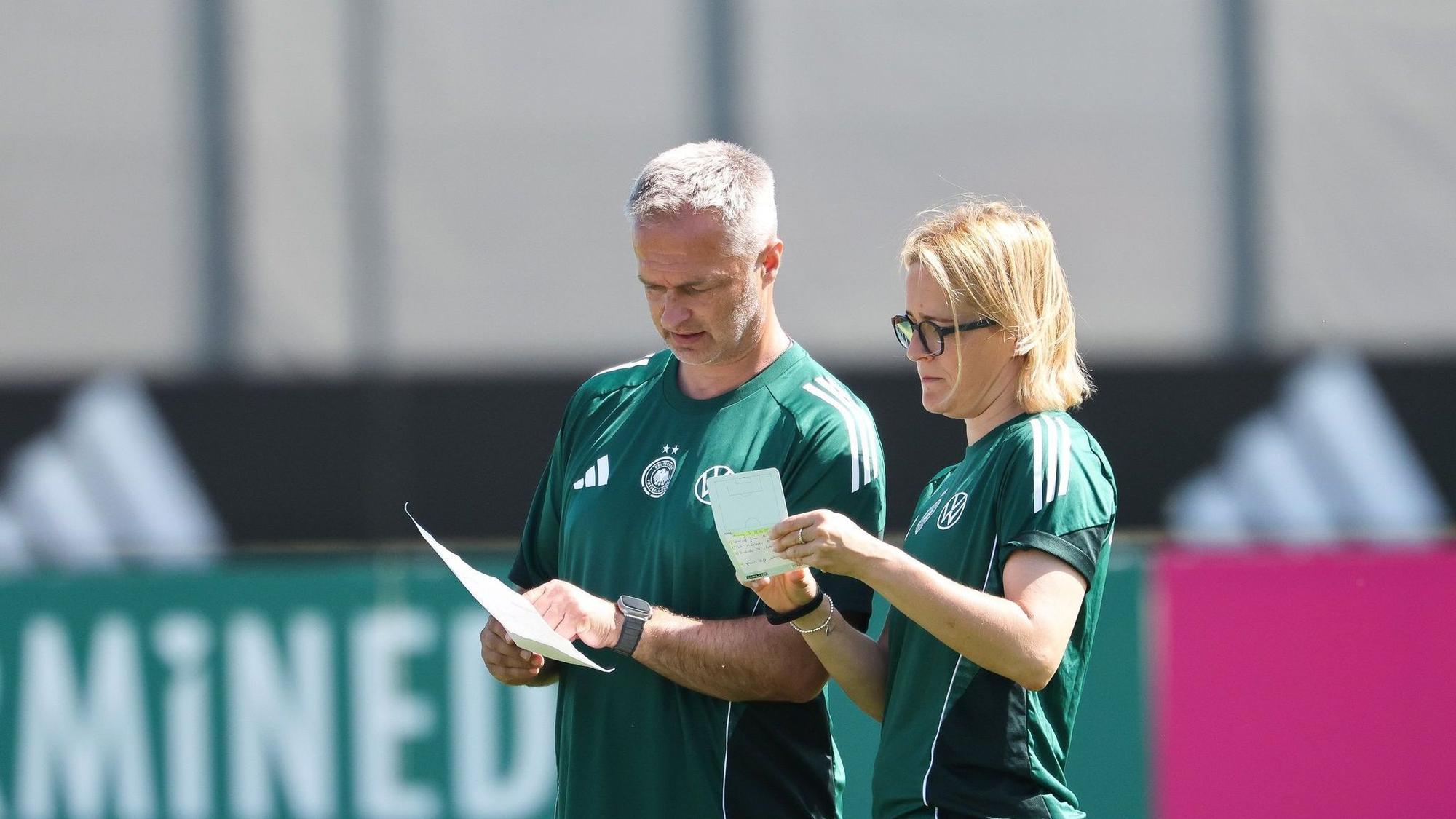 Christian Wück und Saskia Bartusiak