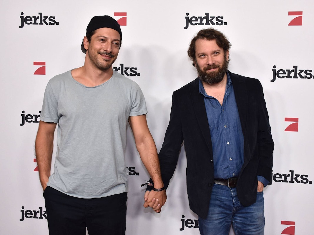 Hauptdarsteller der Serie „Jerks“: Christian Ulmen (rechts) und Fahri Yardim. (Archivbild aus dem Jahr 2019). via www.imago-images.de