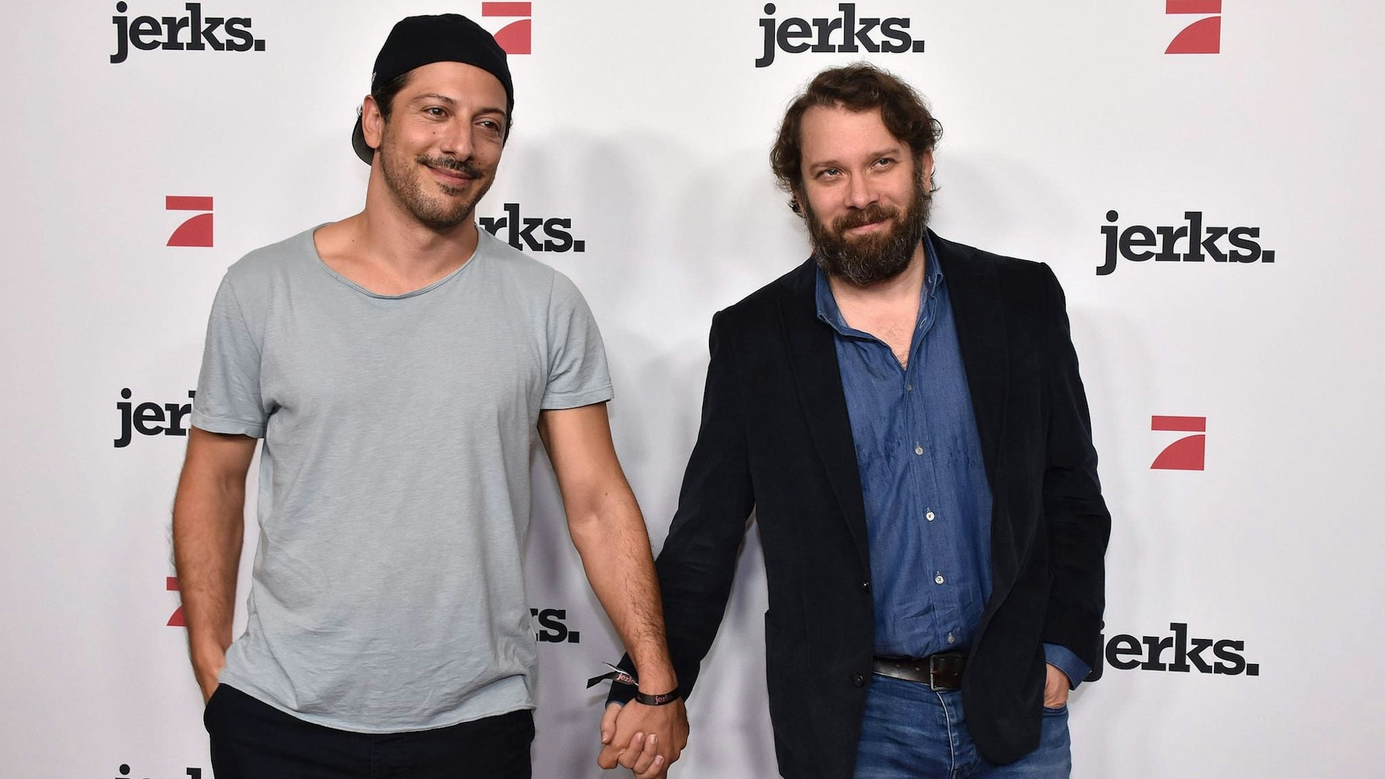 Hauptdarsteller der Serie „Jerks“: Christian Ulmen (rechts) und Fahri Yardim. (Archivbild aus dem Jahr 2019). via www.imago-images.de