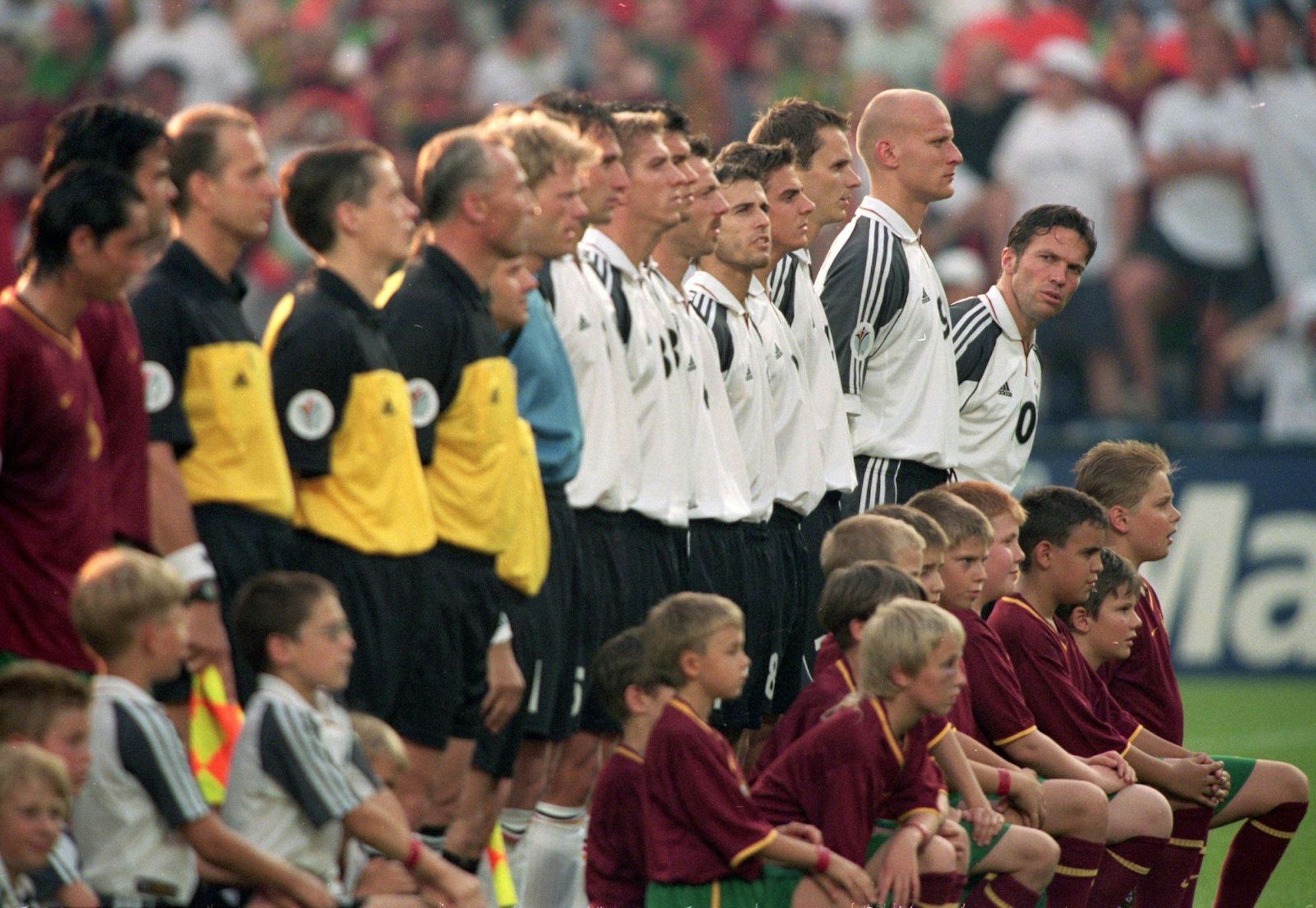 Gemeinsam mit Wolff-Christoph Fuss kommentiert Matthäus das Topspiel am Samstagabend. (Bild: Ben Radford)