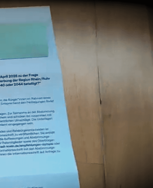 Diesen Brief haben Hunderttausende Kölnerinnen und Kölner in diesen Tagen bekommen.
