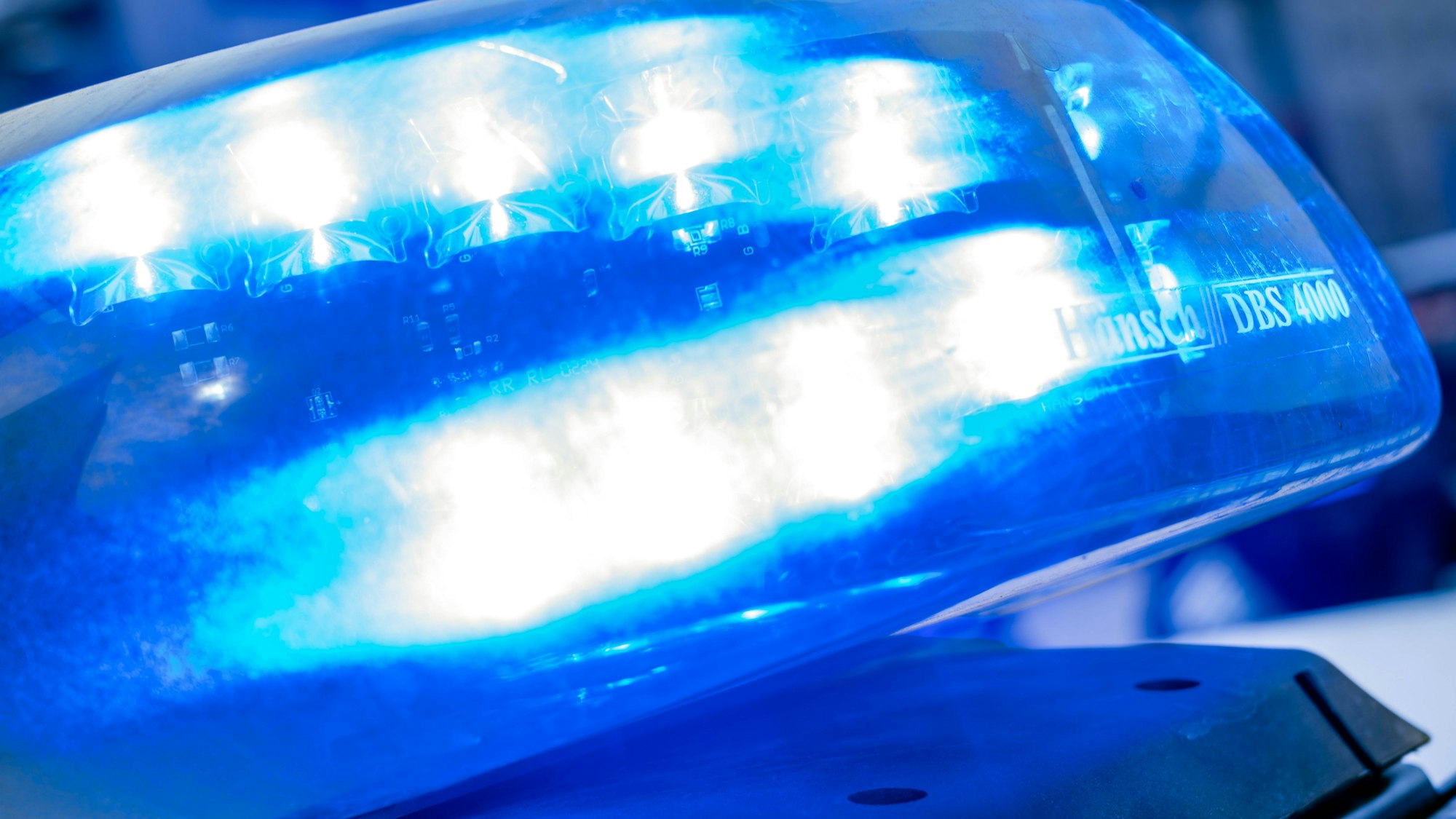 Blaulicht eines Einsatzfahrzeugs