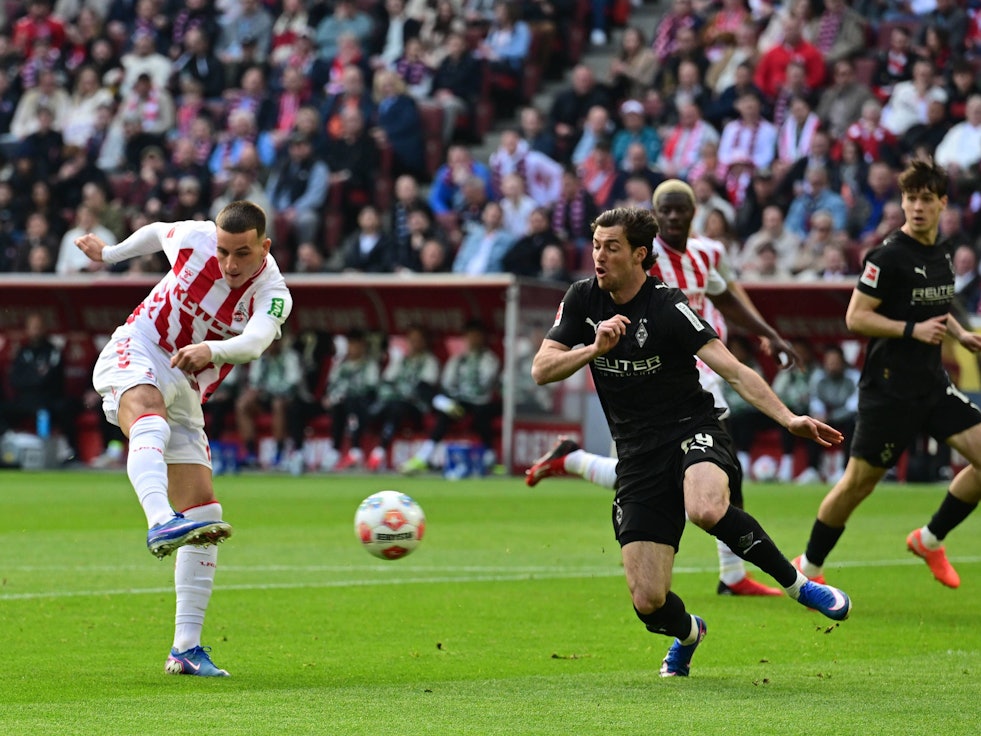 Said El Mala erzielt gegen Gladbach die Führung.