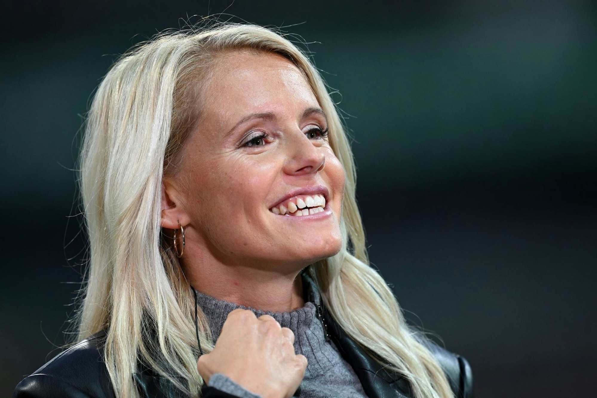 Julia Šimić gehört zu den Sky-Expertinnen, die auch beim Topspiel am Samstagabend zum Einsatz kommen. (Bild: Getty Images/Stuart Franklin)