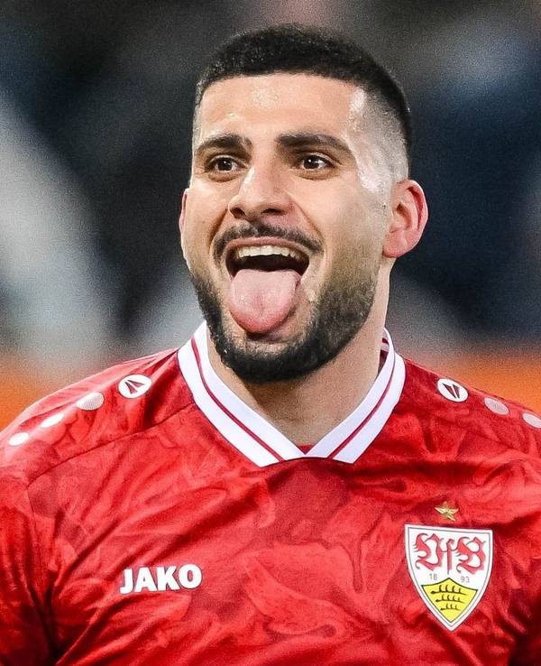 Ätsch: Deniz Undav jubelt nach seinem zweiten Tor zum 4:1.