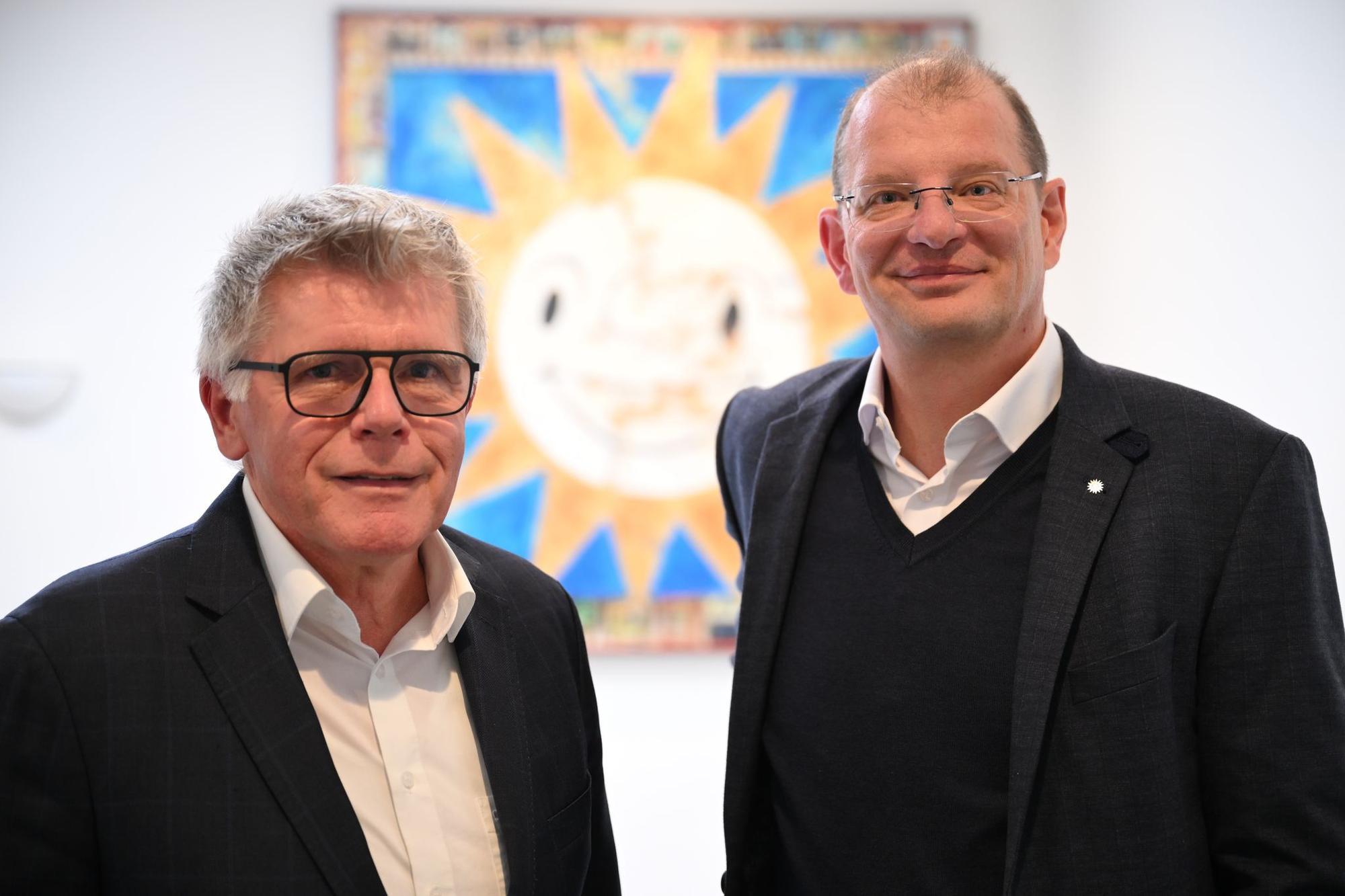 Merkur-Chefs Stoffers und Felderhoff