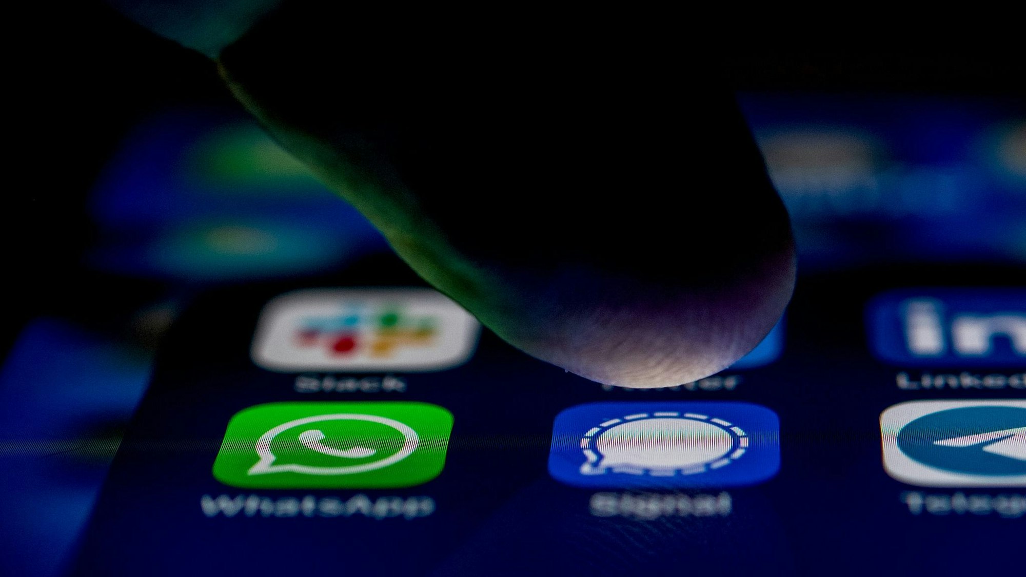 Messengerdienste auf einem Smartphone