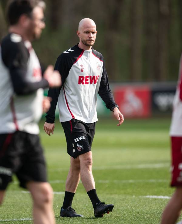 René Wagner leitet das Training.