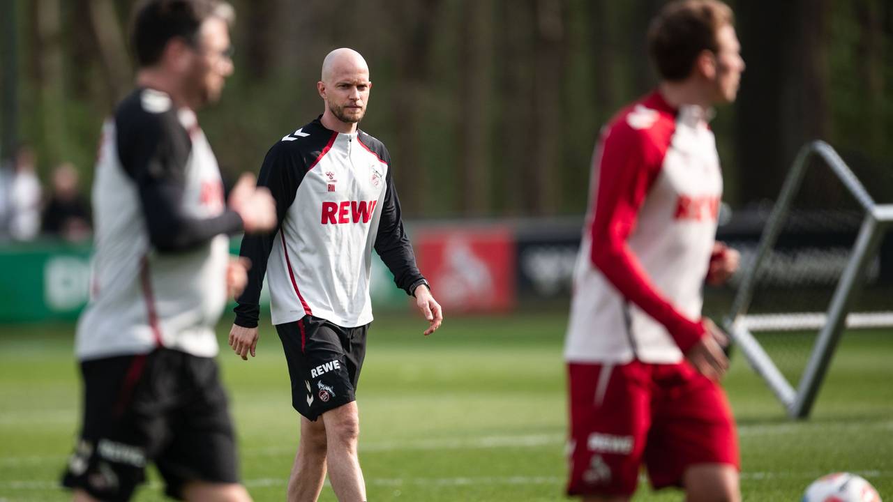 René Wagner leitet das Training.