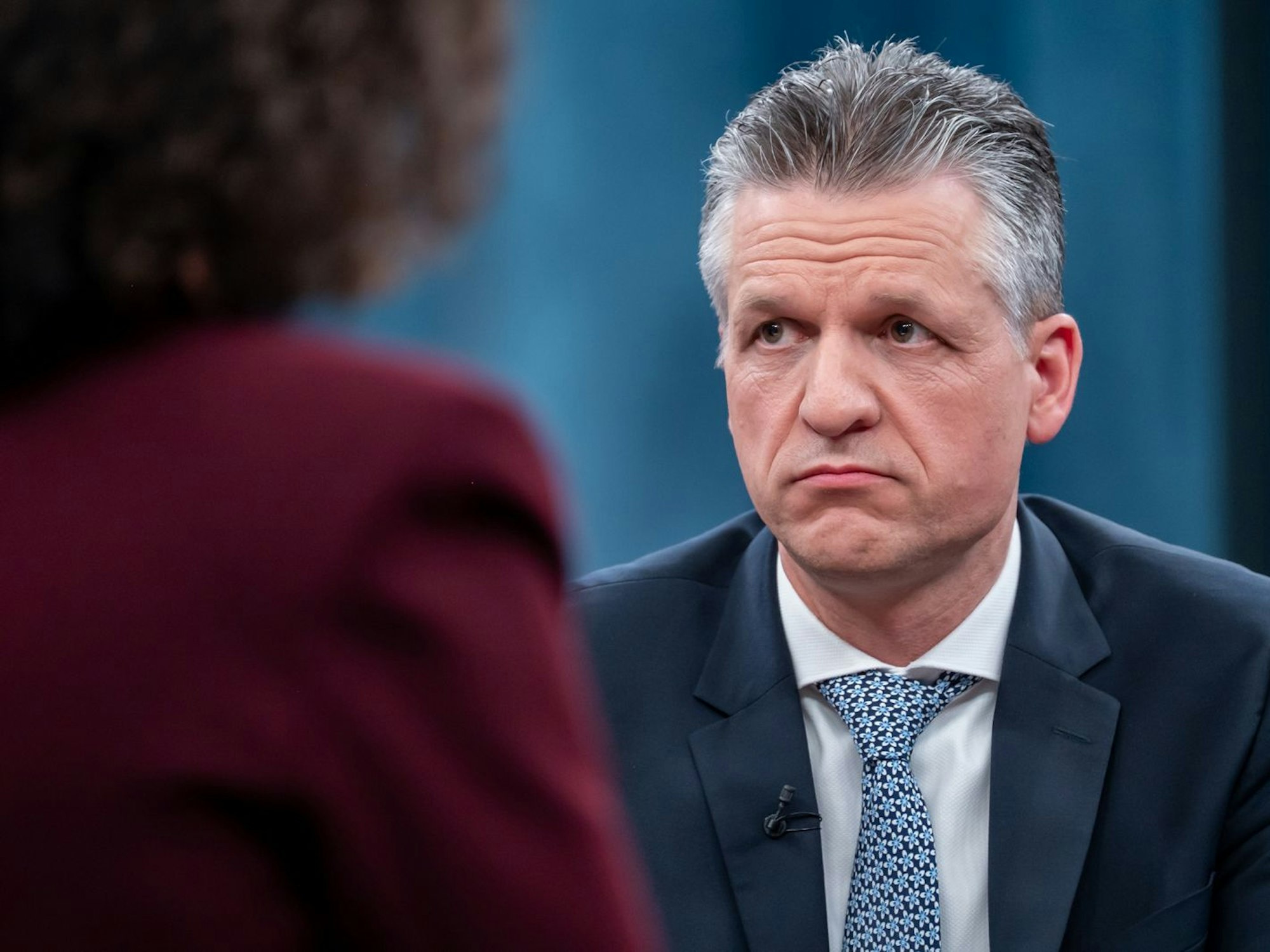 Trotz Wahlsieg in Rheinland-Pfalz zählte auch CDU-Politiker Thorsten Frei einige Probleme seiner Partei auf. (Bild: ARD / Thomas Ernst)