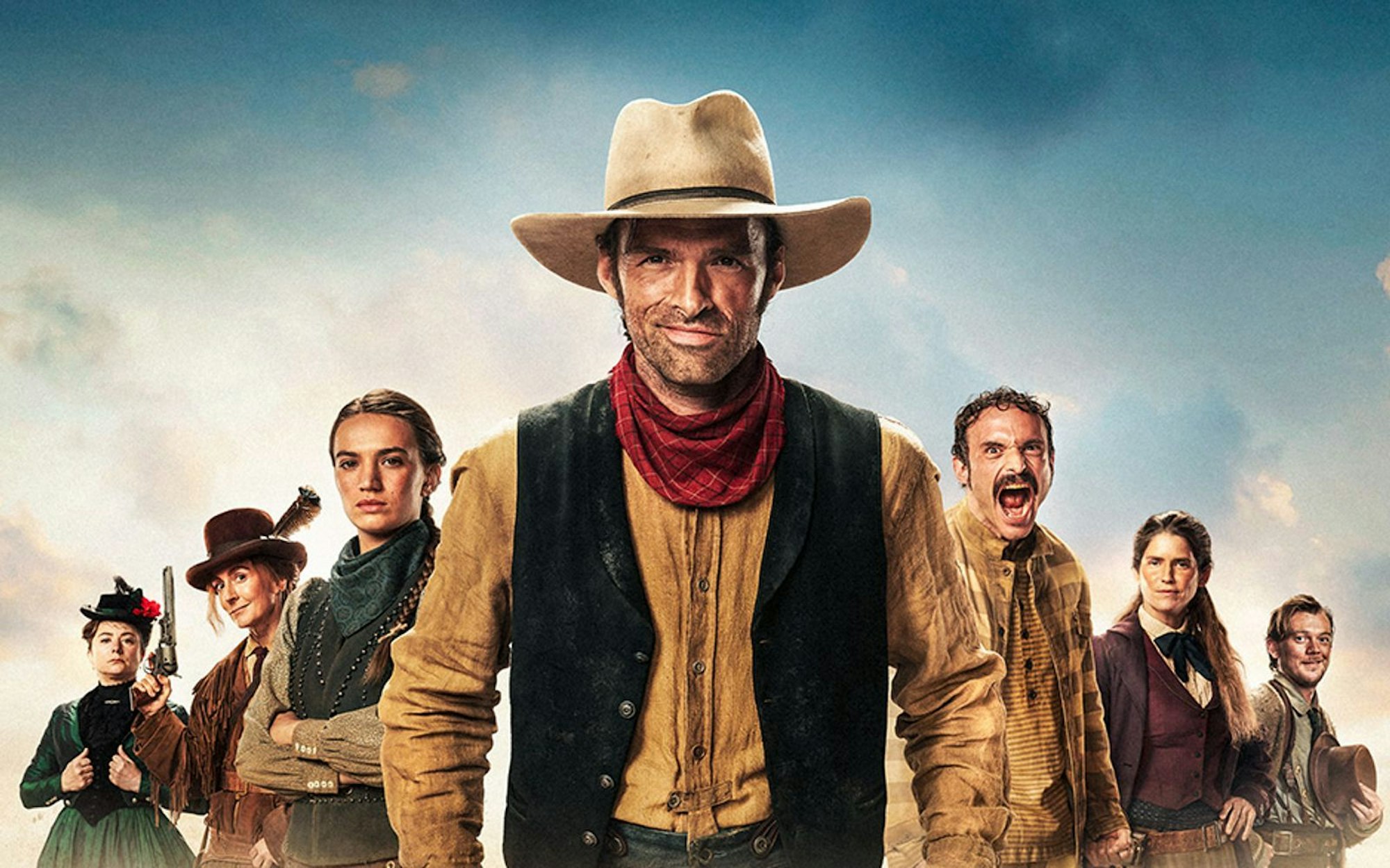 Der neue Lucky Luke: In der gleichnamigen Serie (zu sehen ab 23. März auf Disney+) spielt der französische Schauspieler Alban Lenoir den berühmten Comic-Helden. (Bild: Disney)