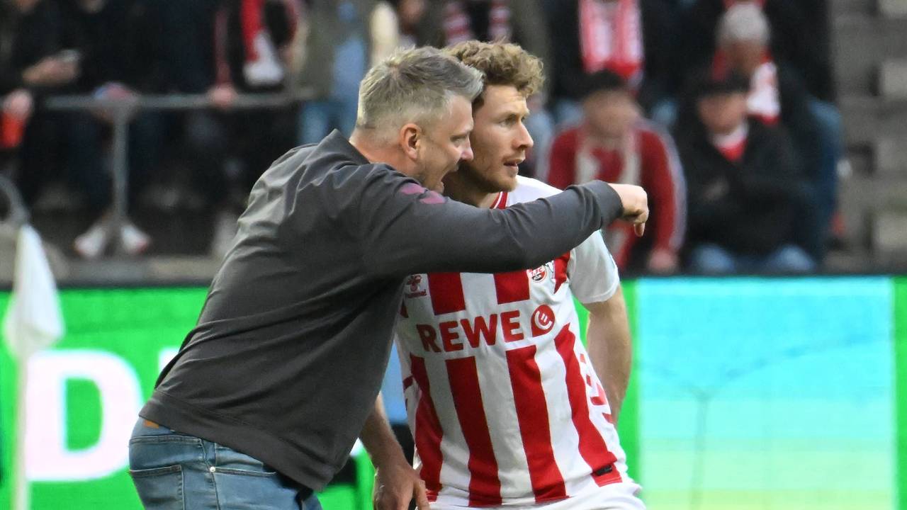 Lukas Kwasniok mit Florian Kainz.