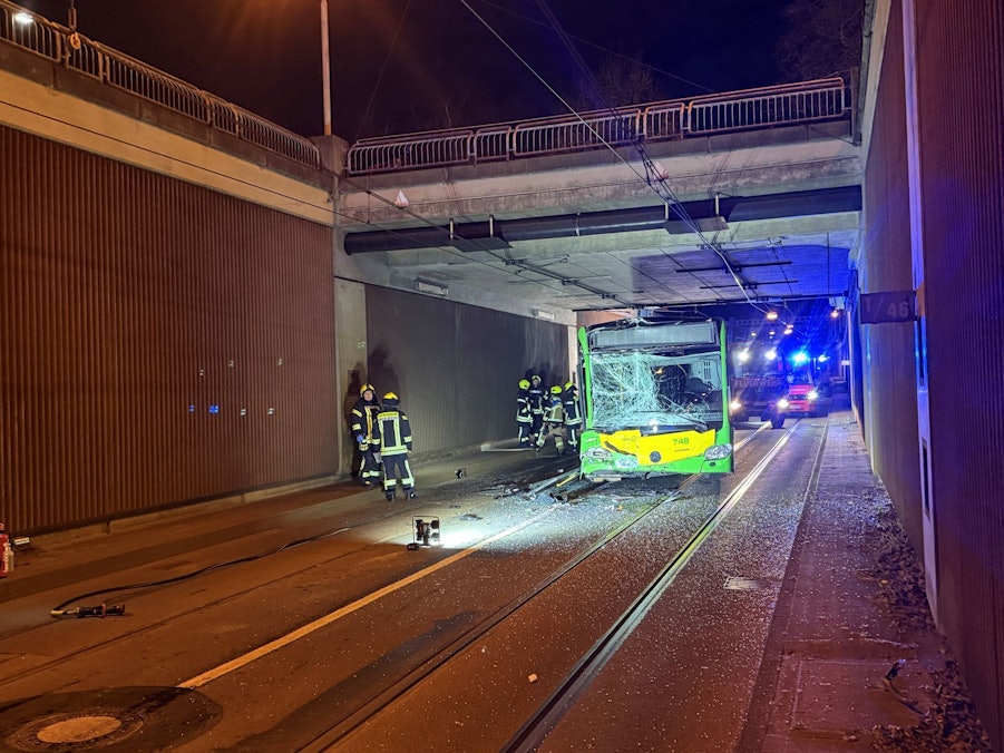 Busunfall in Oberhausen