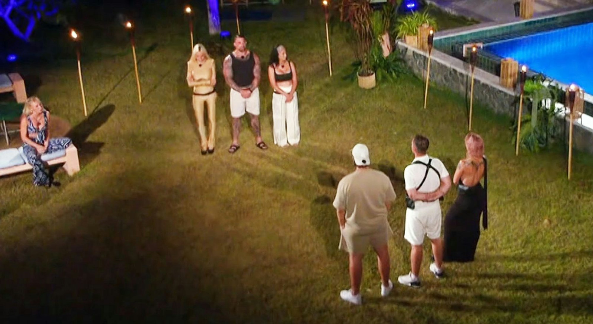 Team Gelb gewann klar. Somit landeten Edith und Maurice auf der Exit-Liste. Eric war von Dilara schon vorab nominiert worden. (Bild: Joyn)