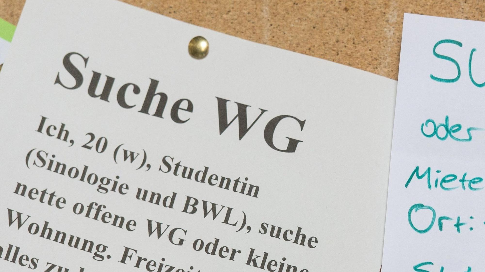 Suche nach WG-Zimmer