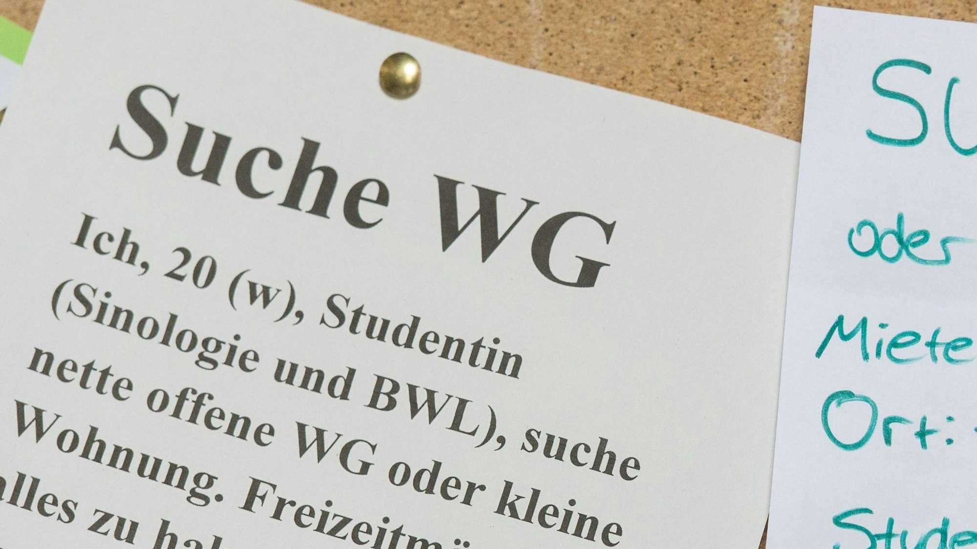 Suche nach WG-Zimmer