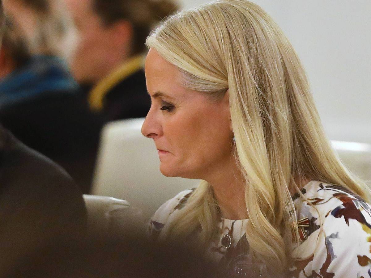 Mette-Marit von Norwegen, blonde Haare.
