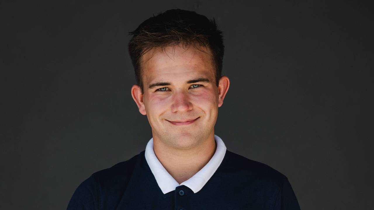 Christian Dobrick bei einem Fotoshooting.