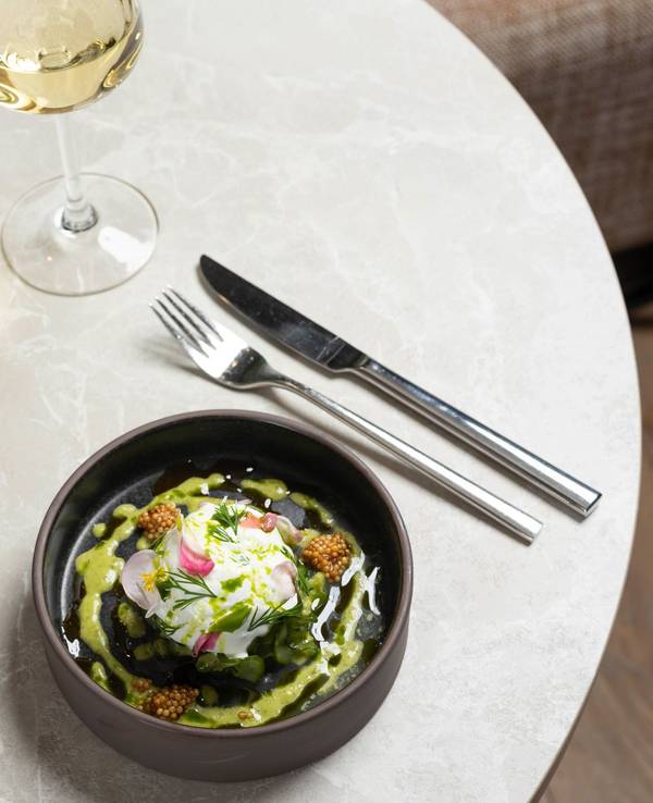 Gurkensalat mit Kaviar