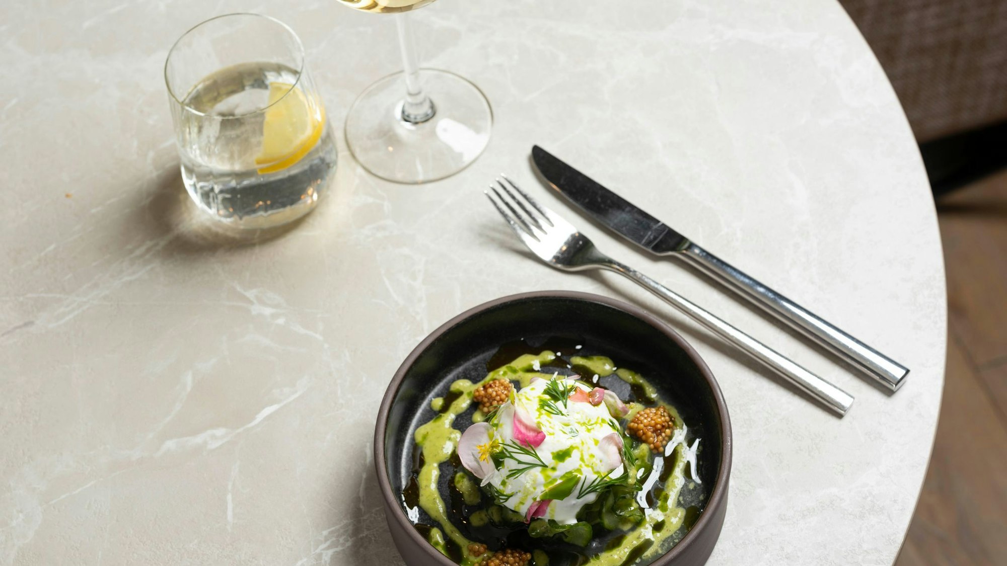 Gurkensalat mit Kaviar