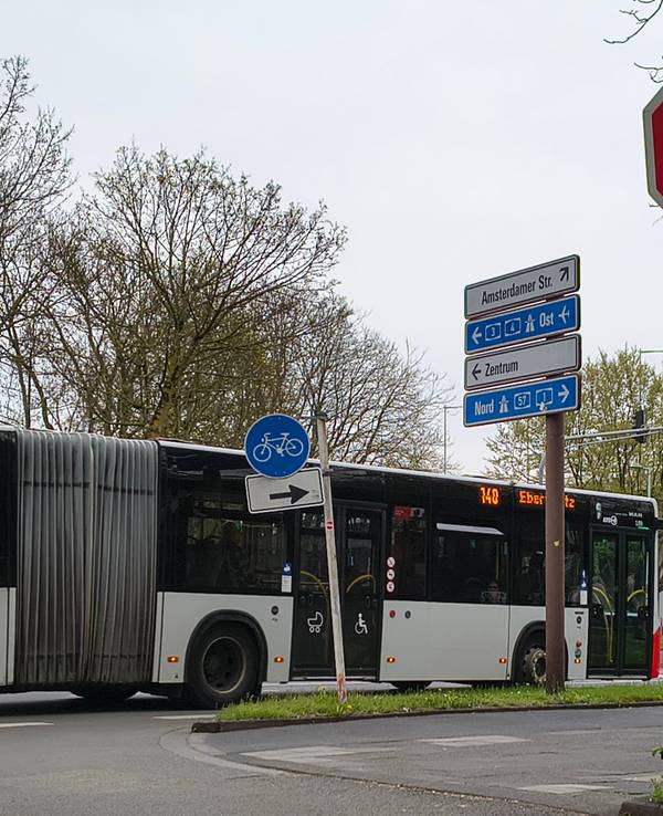 Dieses Stoppschild wird vor allem von Radfahrenden nicht beachtet.