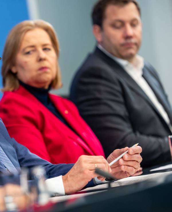 Spitzen der Koalition aus CSU, CDU und SPD