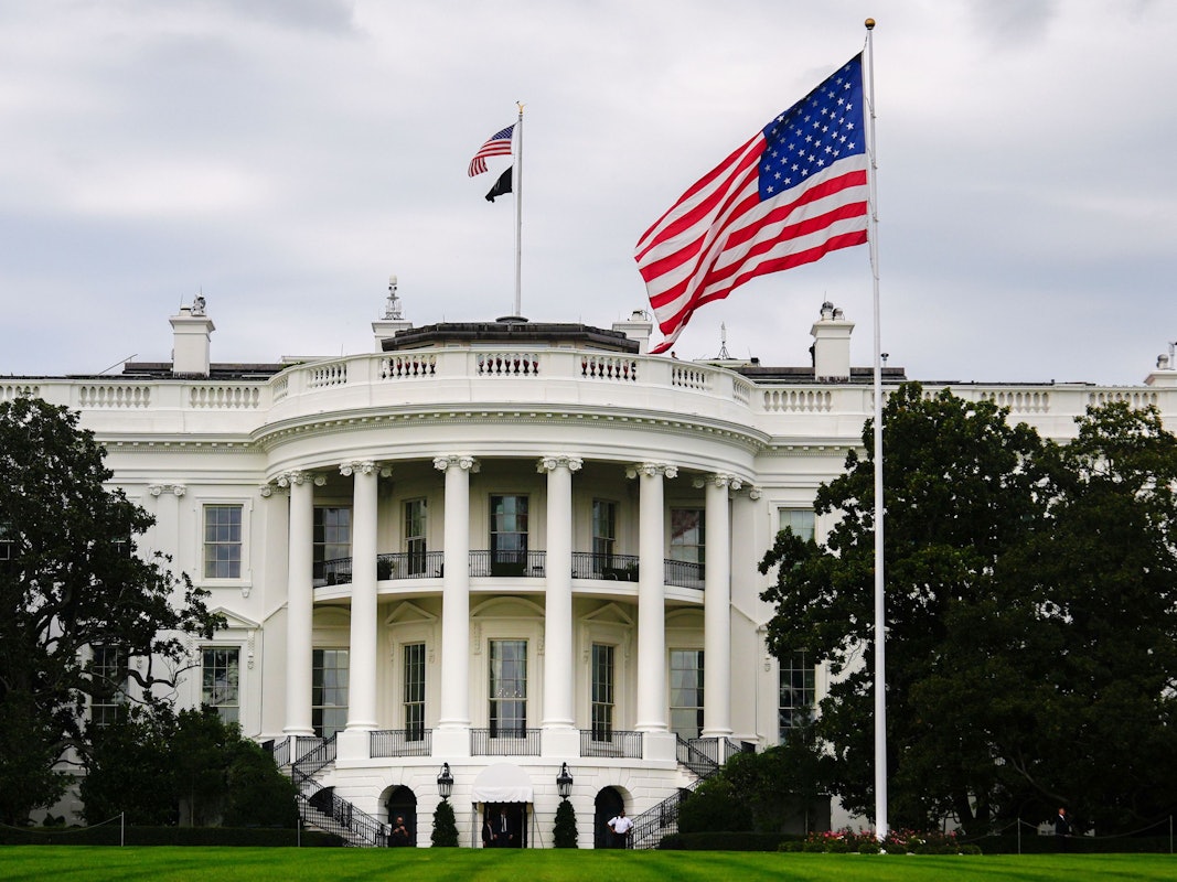 Blick auf das Weiße Haus
