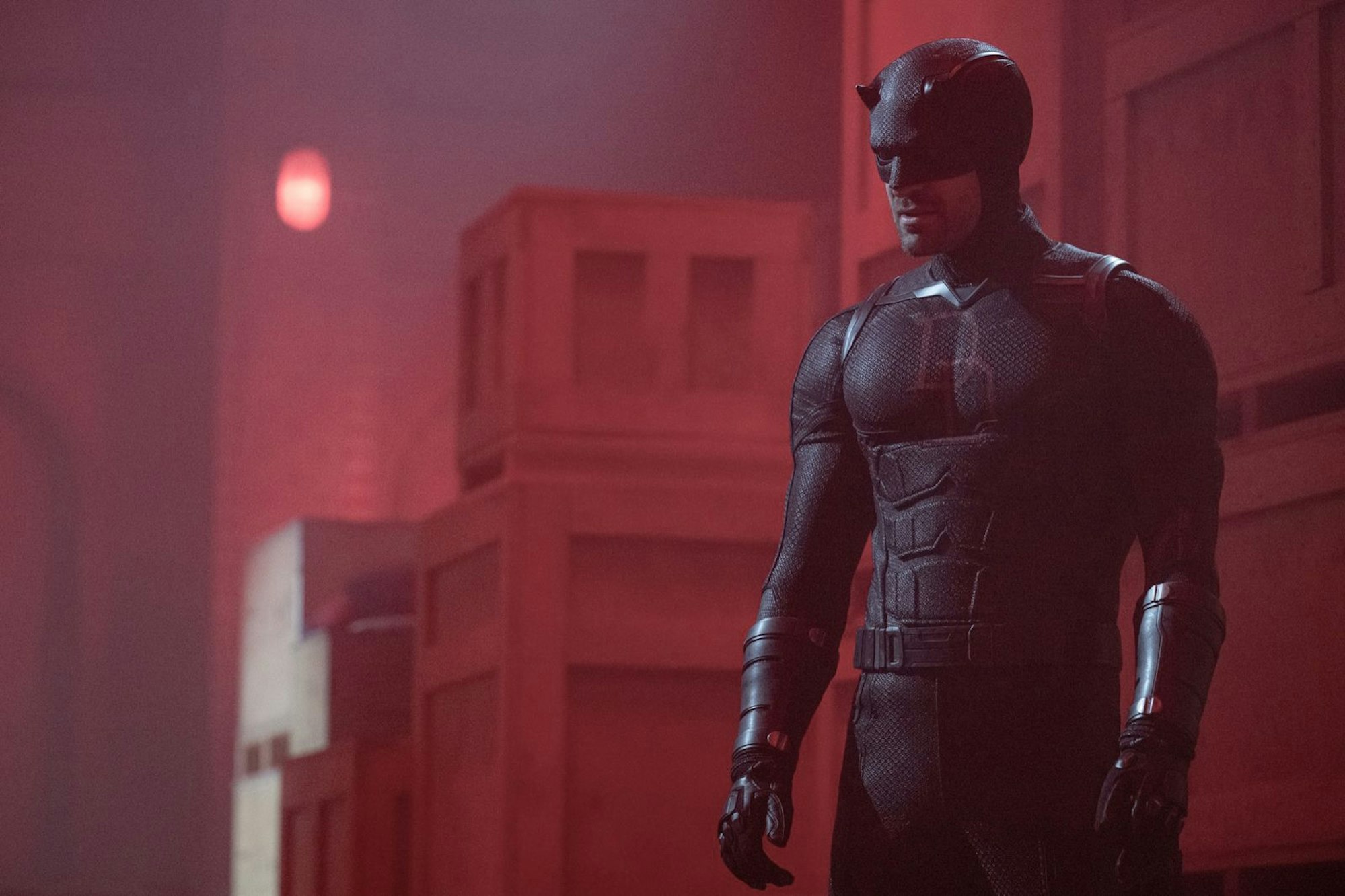 Daredevil (Charlie Cox) kämpft gegen sich selbst und um seine Stadt. (Bild: Photo by Jojo Whilden. © 2025 MARVEL.)