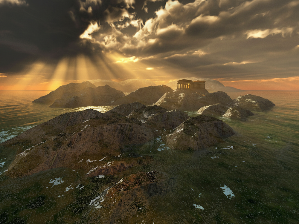 Eine rätselhafte Landschaft.