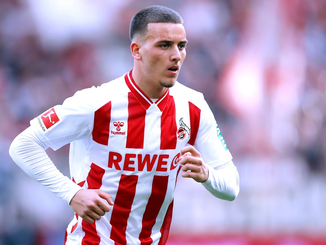 Said El Mala im Trikot des 1. FC Köln auf dem Platz.