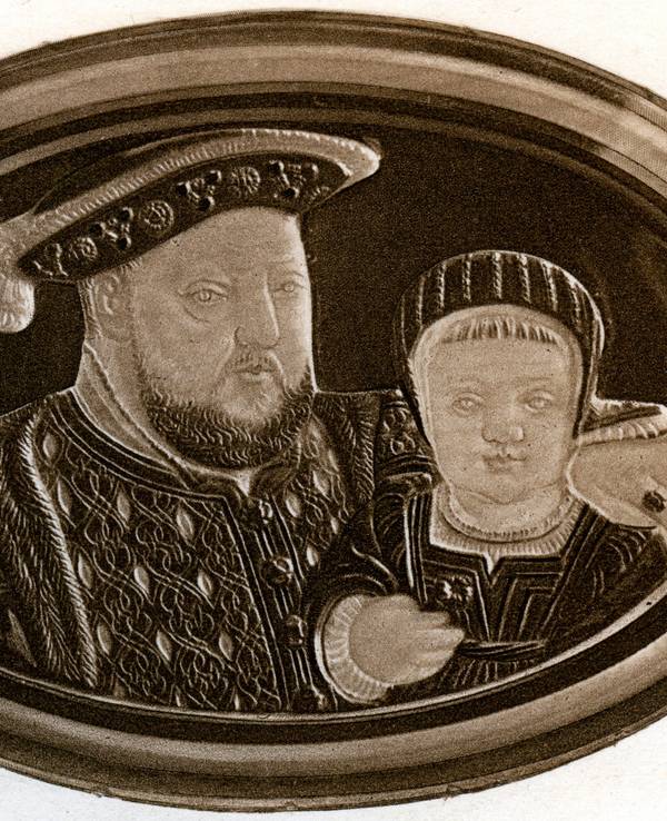 König Henry VIII und Prinz Edward
