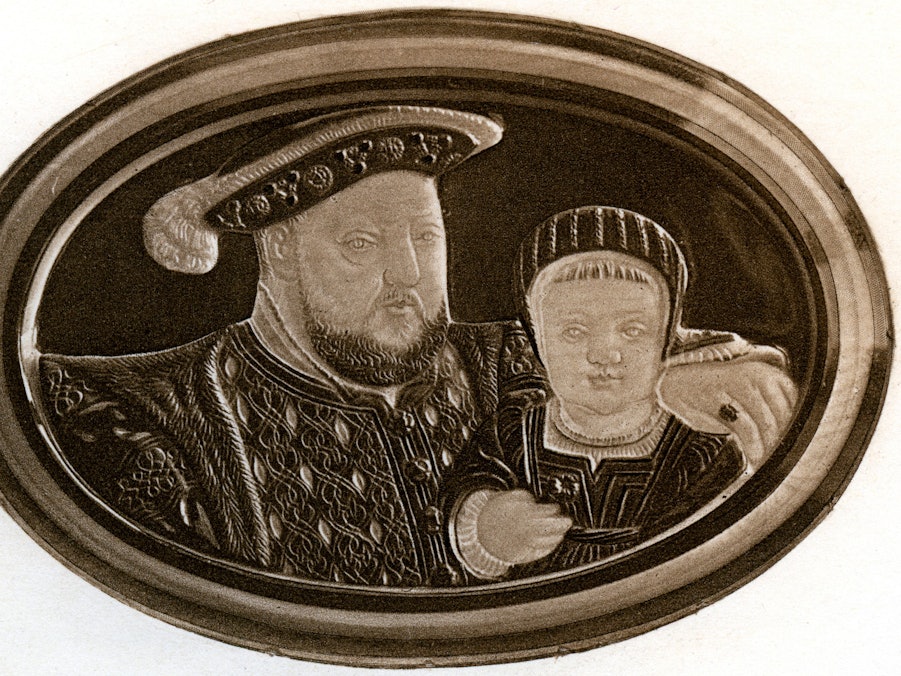 König Henry VIII und Prinz Edward