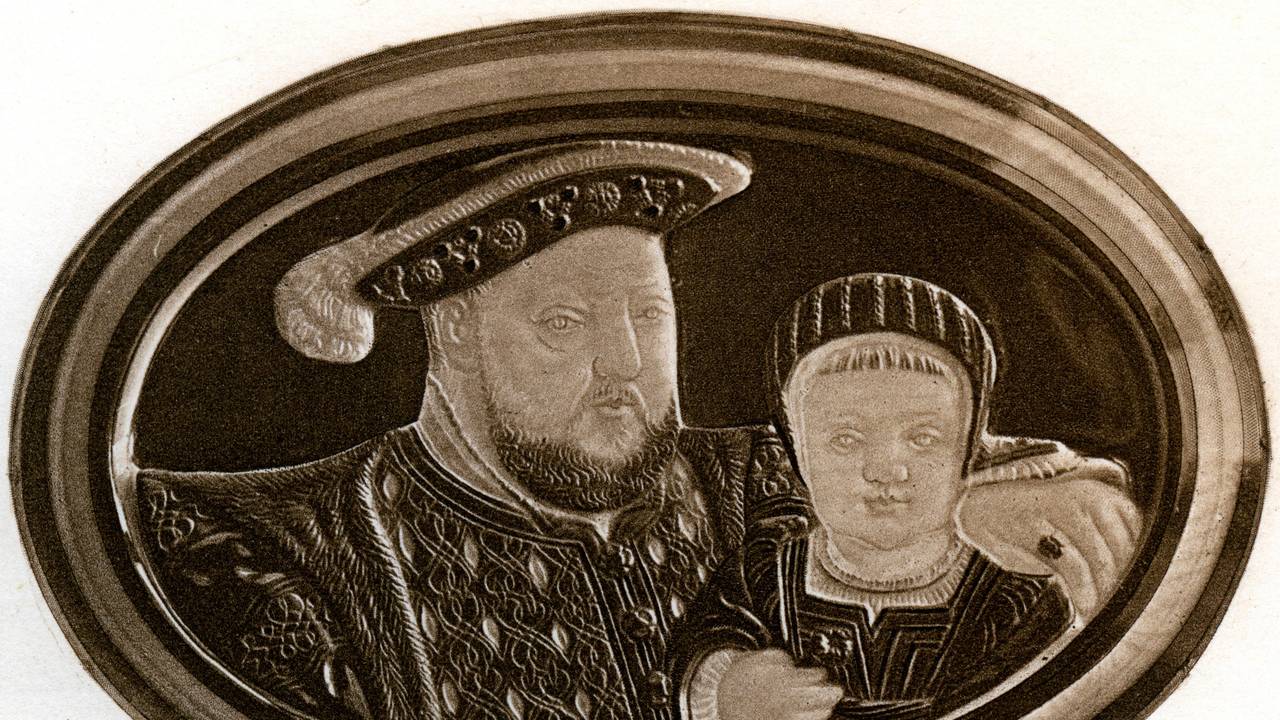 König Henry VIII und Prinz Edward