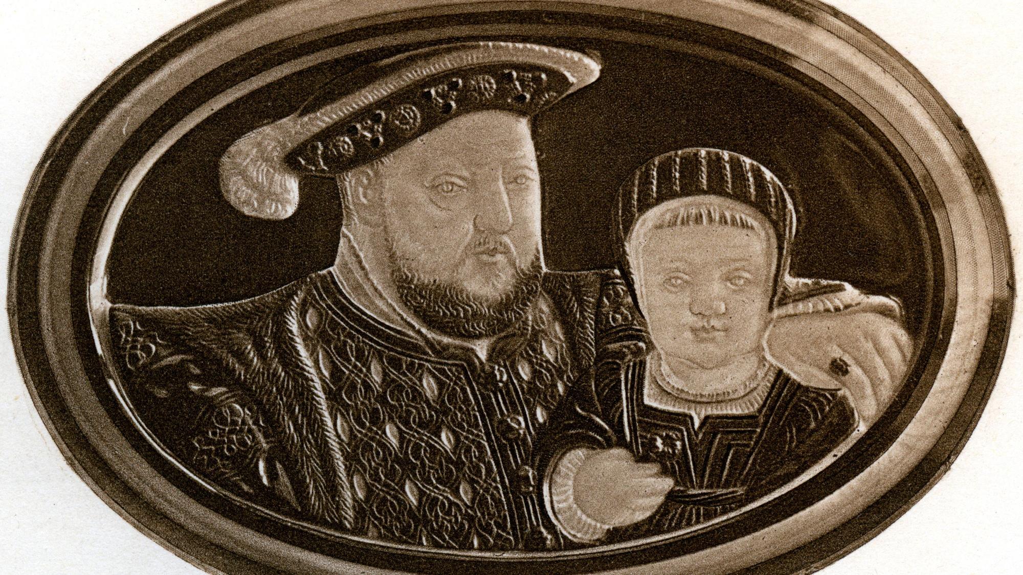 König Henry VIII und Prinz Edward