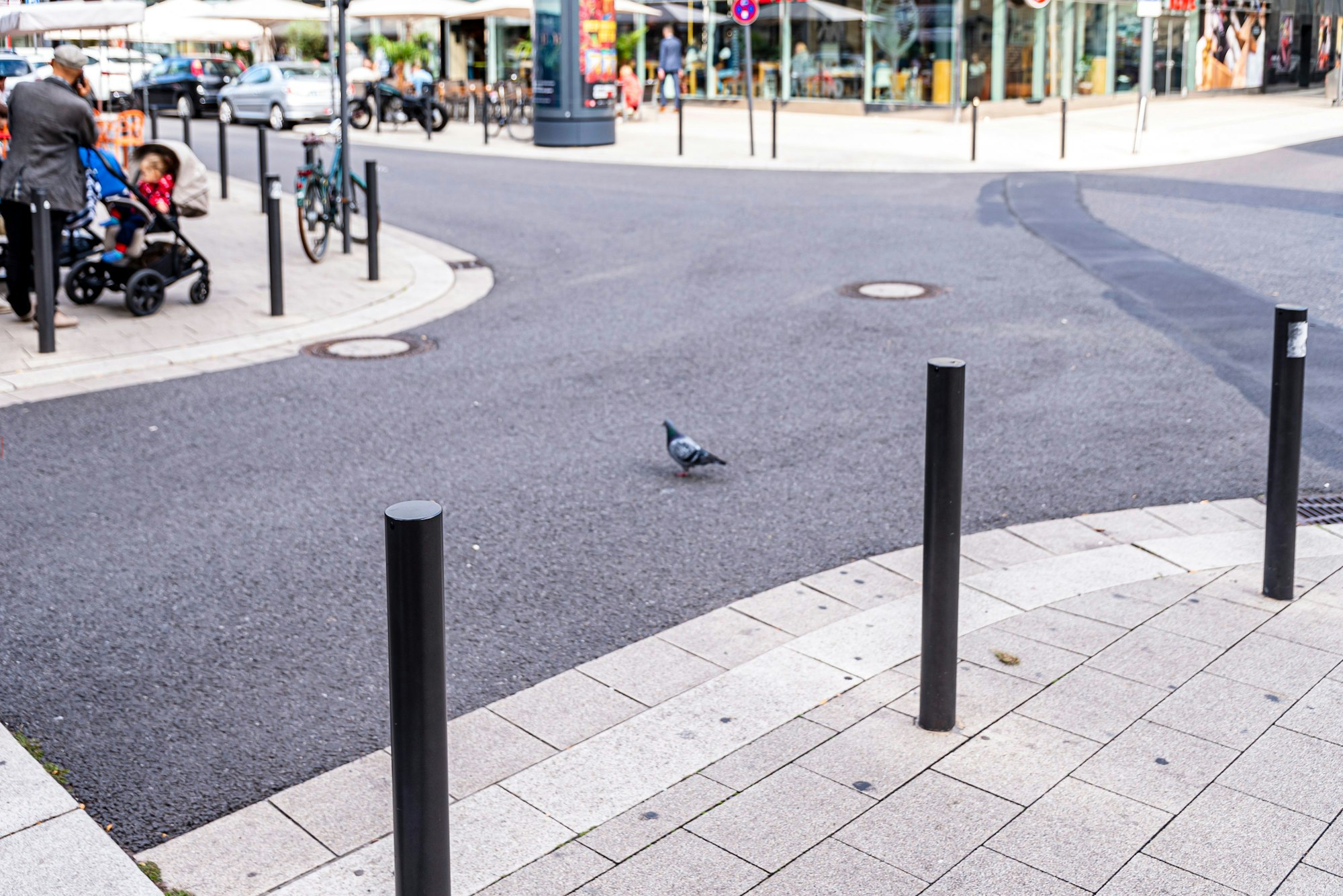 Die Neue Langgasse/ Ecke Krebsgasse soll eine autofreie Straße werden. (Archivfoto)