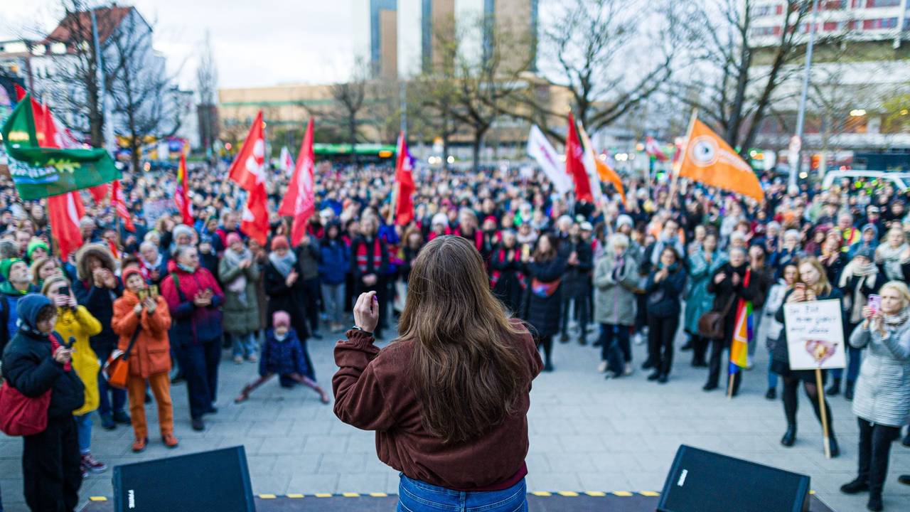 Kundgebung «Sexualisierte Gewalt stoppen» in Hannover
