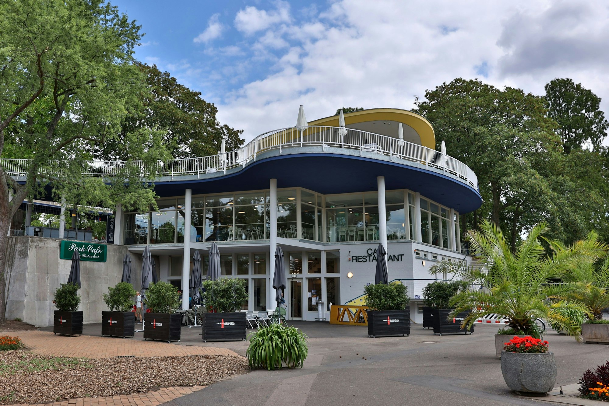 Das Parkcafé im Rheinpark (Archivbild).