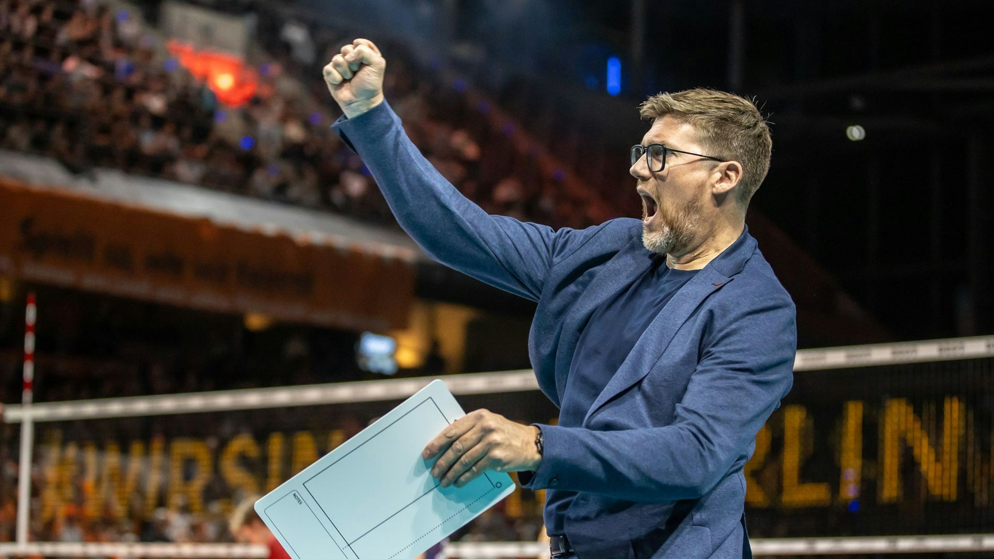 Trainer Stefan Hübner von der SVG Lüneburg