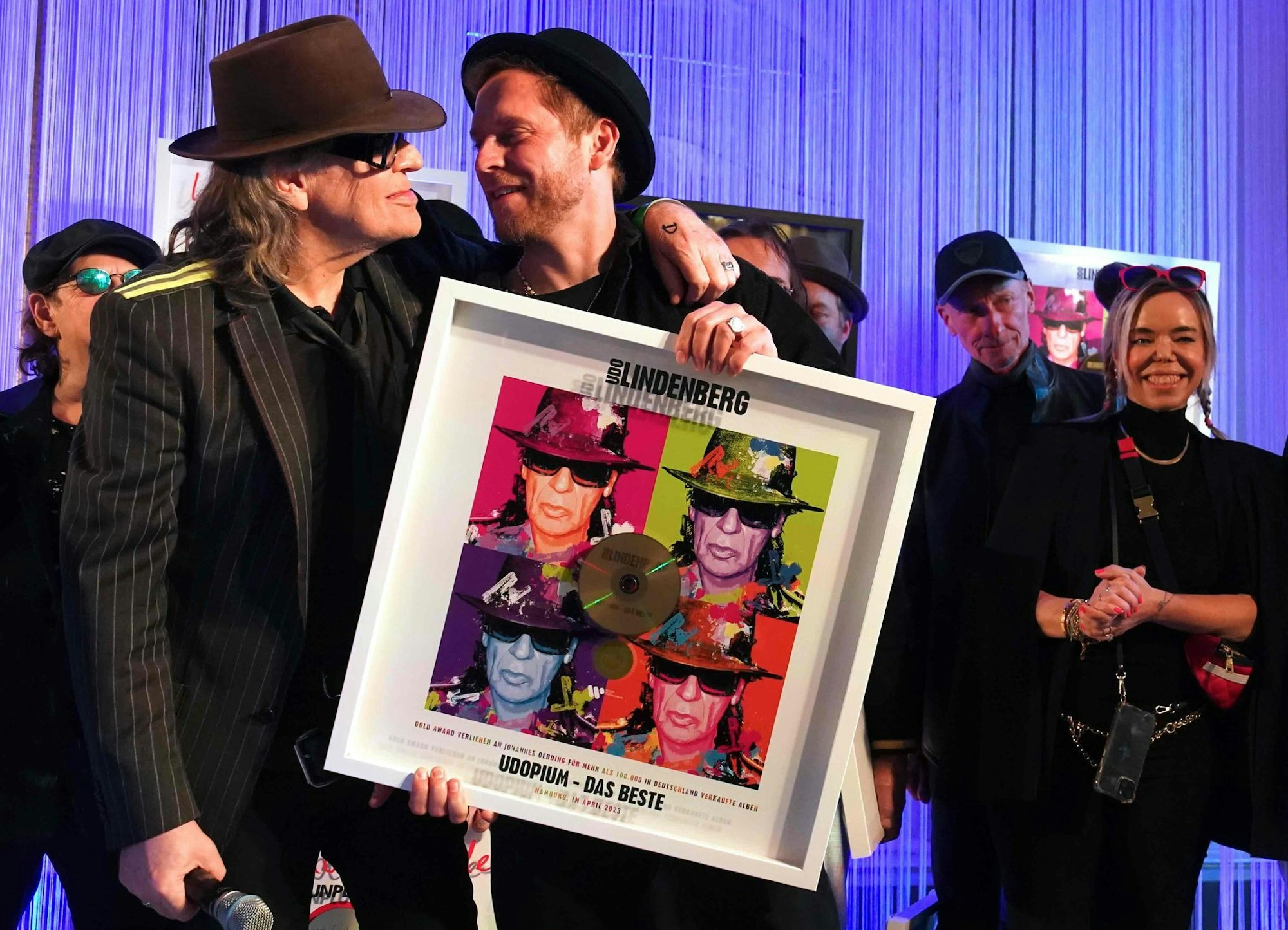 Gold- und Platin-Verleihung für Udo Lindenberg
