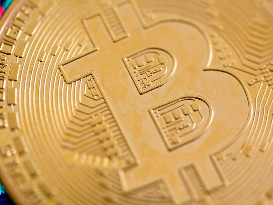 Bitcoin-Münze