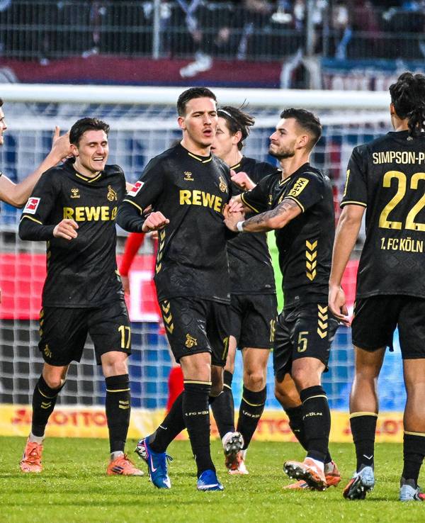 Torjubel beim 1. FC Köln.