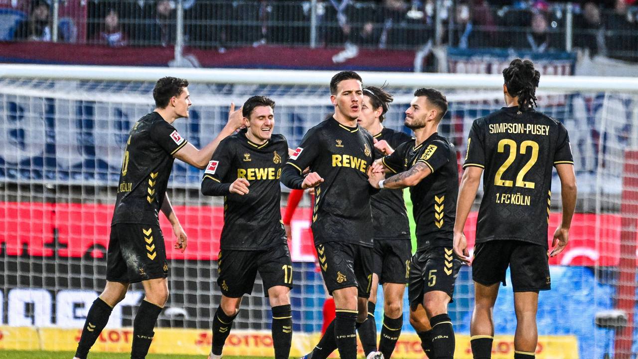 Torjubel beim 1. FC Köln.