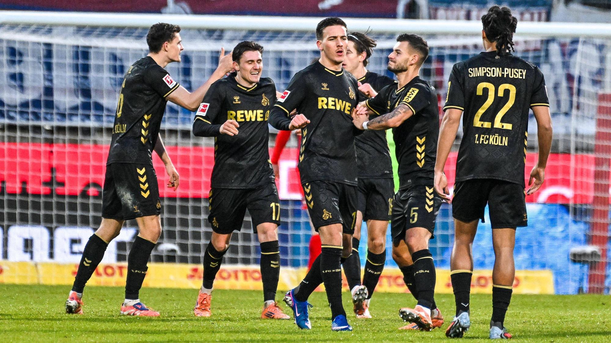 Torjubel beim 1. FC Köln.