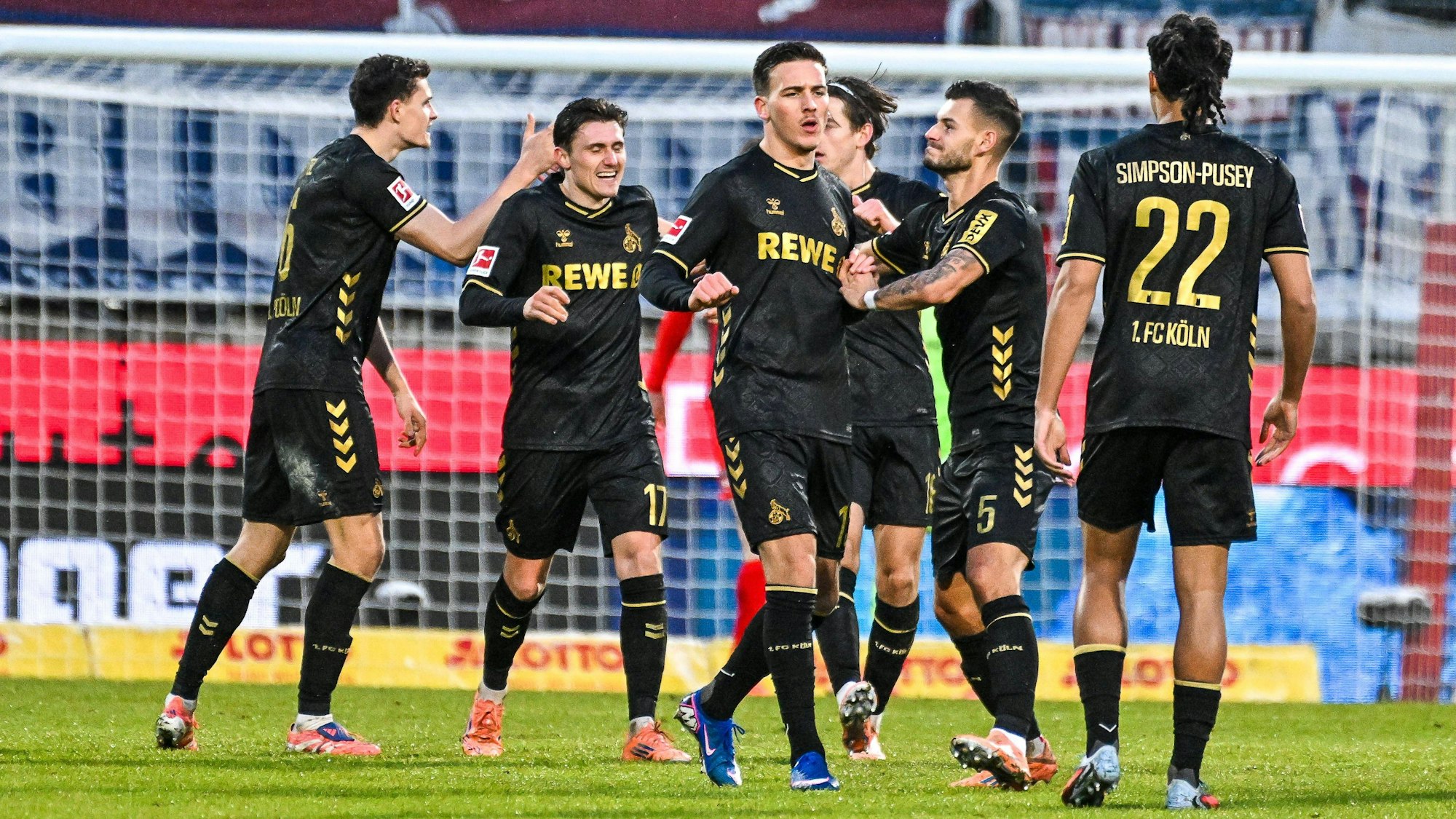 Torjubel beim 1. FC Köln.