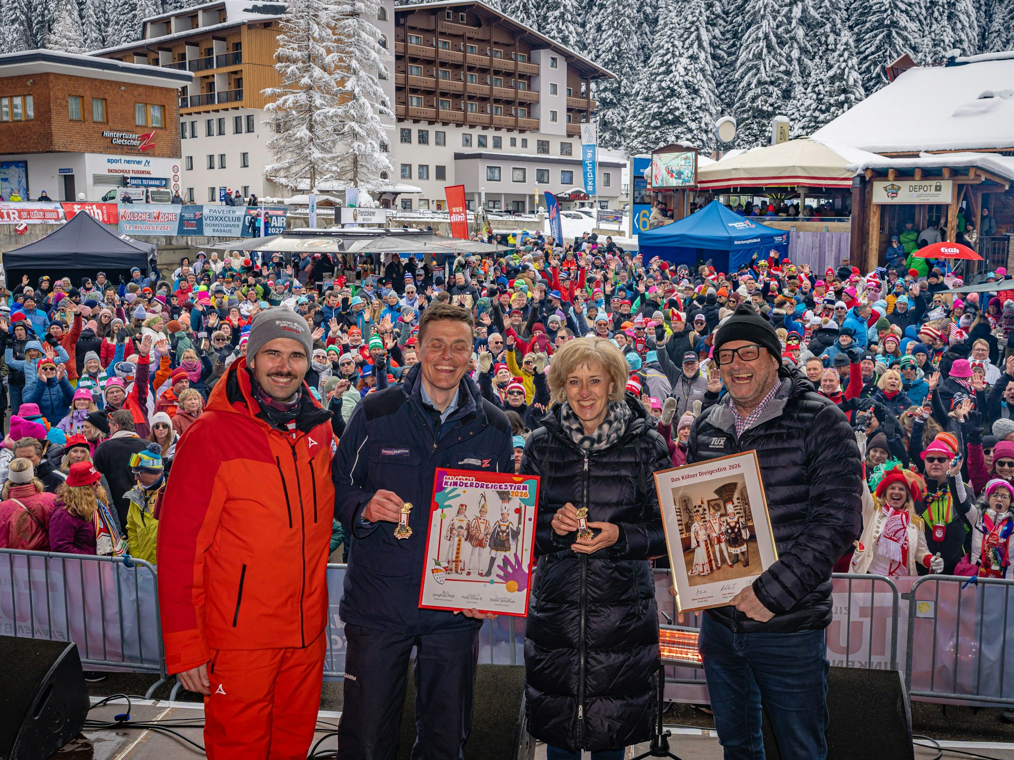 Niklas Jüngling beim Open Air in Hintertux.